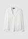 Camicia bianca in pura viscosa con colletto classico regular fit_4