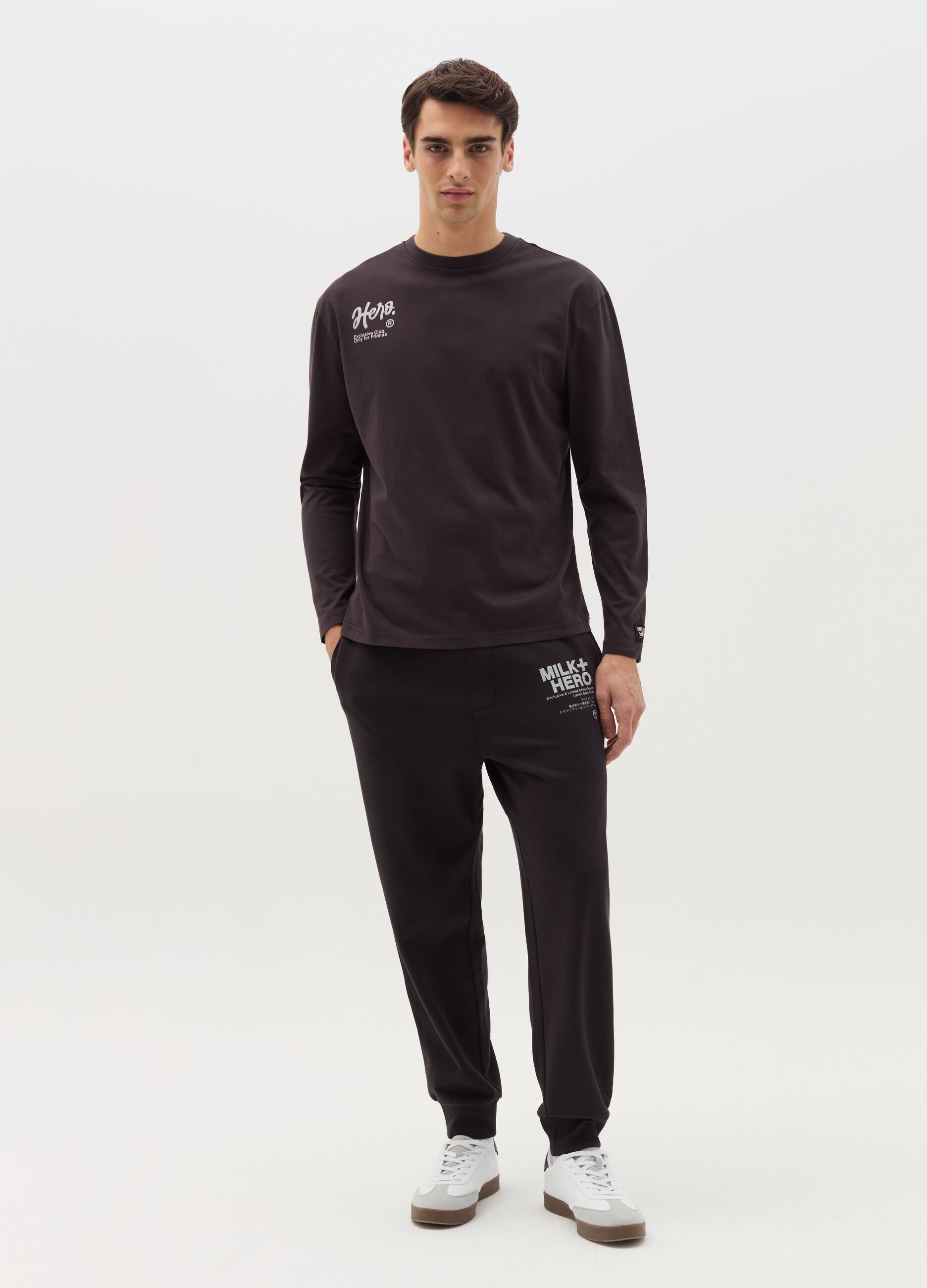 Long-sleeved T-shirt with print
