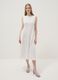 White pure cotton dress with boat neckline_1