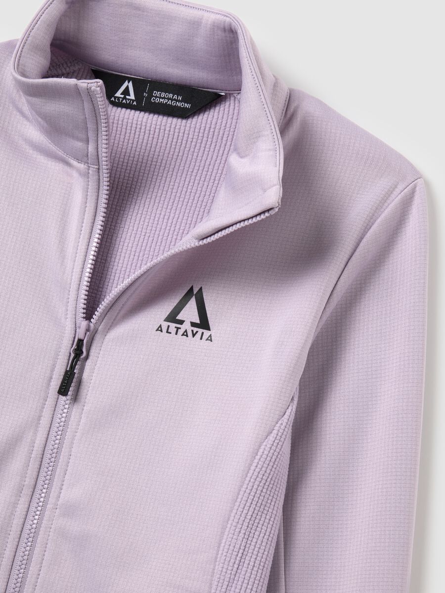 ALTAVIA WITH DEBORAH COMPAGNONI Full Zip Waffle Fleece_5