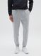 Grey cotton-blend trousers regular fit_1