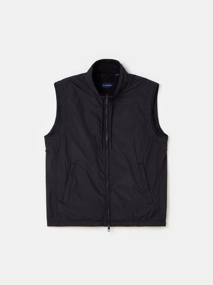 Contemporary full-zip gilet with high neck_3