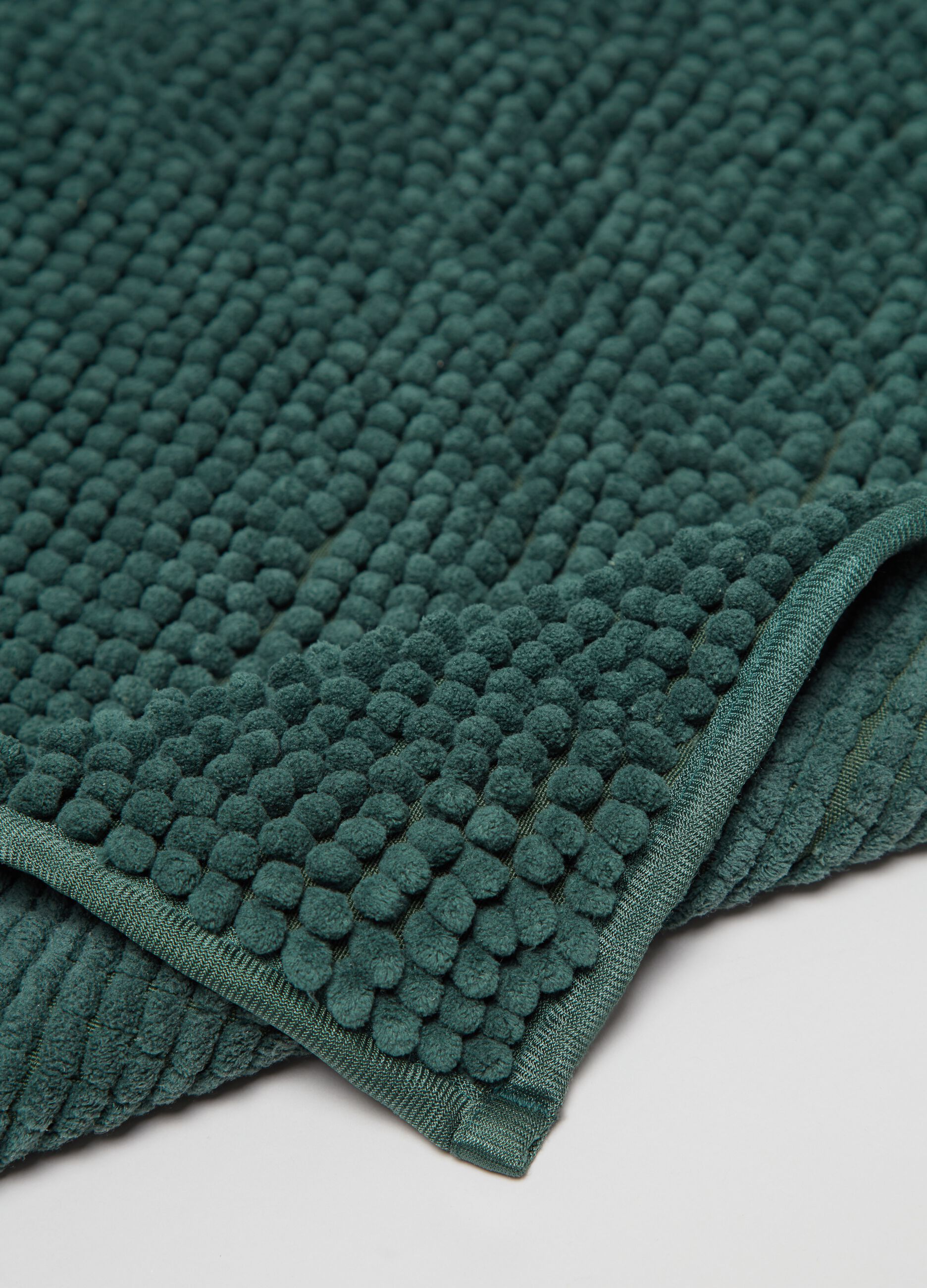 Tappeto bagno shaggy 50x80 verde scuro_2