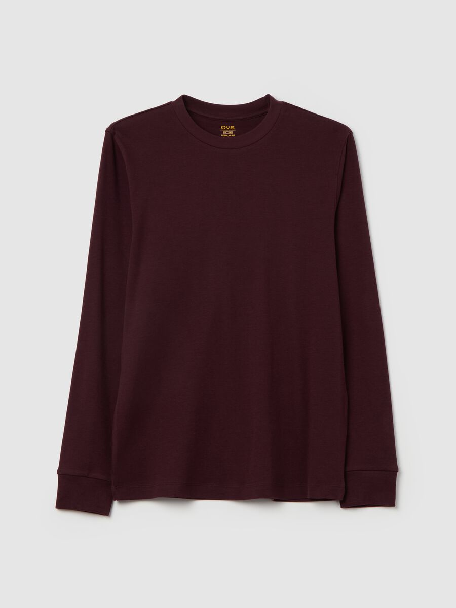 Long-sleeved T-shirt in interlock cotton_4