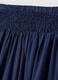 Wide blue pure-viscose trousers with elasticated waist, regular fit_5