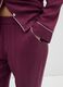 Purple pyjama trousers with elastic waistband_3
