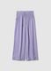 Regular fit purple pure cotton trousers_4