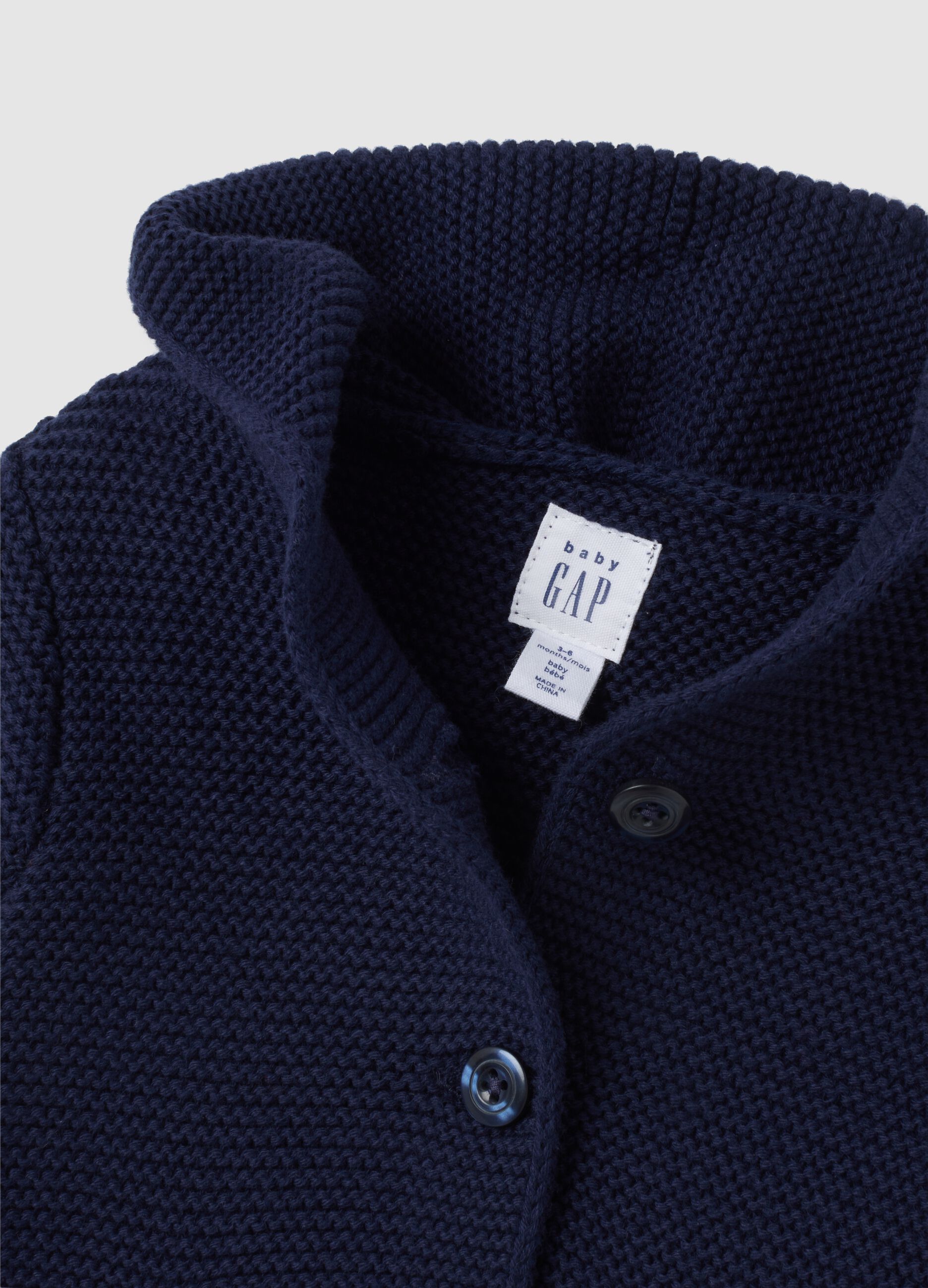 Cardigan tricot con cappuccio e orecchie