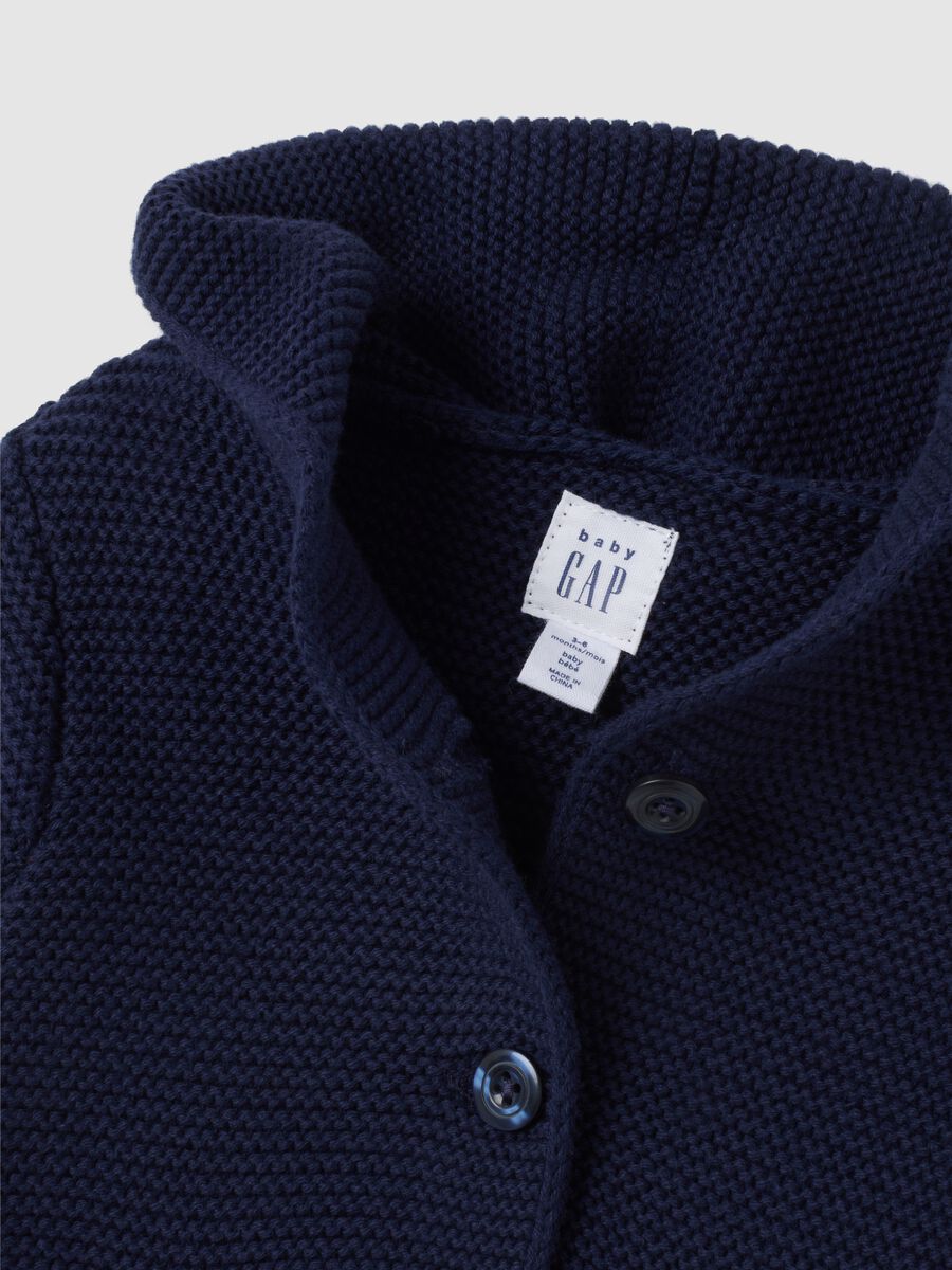 Cardigan tricot con cappuccio e orecchie_4