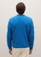 Blue regular fit jumper with jacquard pattern_2