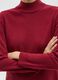 Red regular fit turtleneck jumper_3