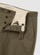 Green chino trousers in stretch cotton blend slim fit_5