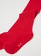 Elastic red tights for girls_1