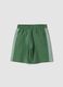 Children's Green Cotton Shorts with Regular Fit_1