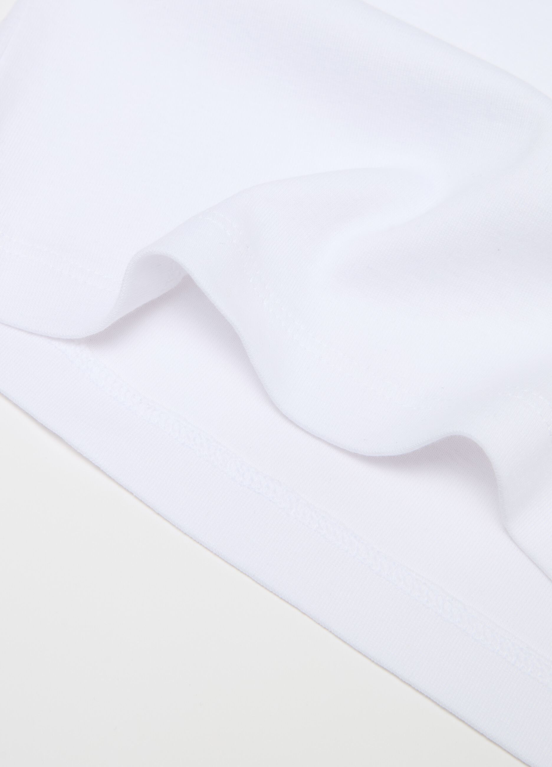 Bipack t-shirt intime in cotone tinta unita