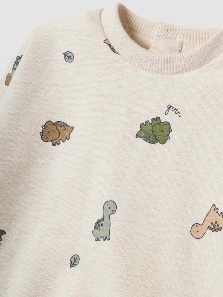Beige and green set in pure organic cotton_2