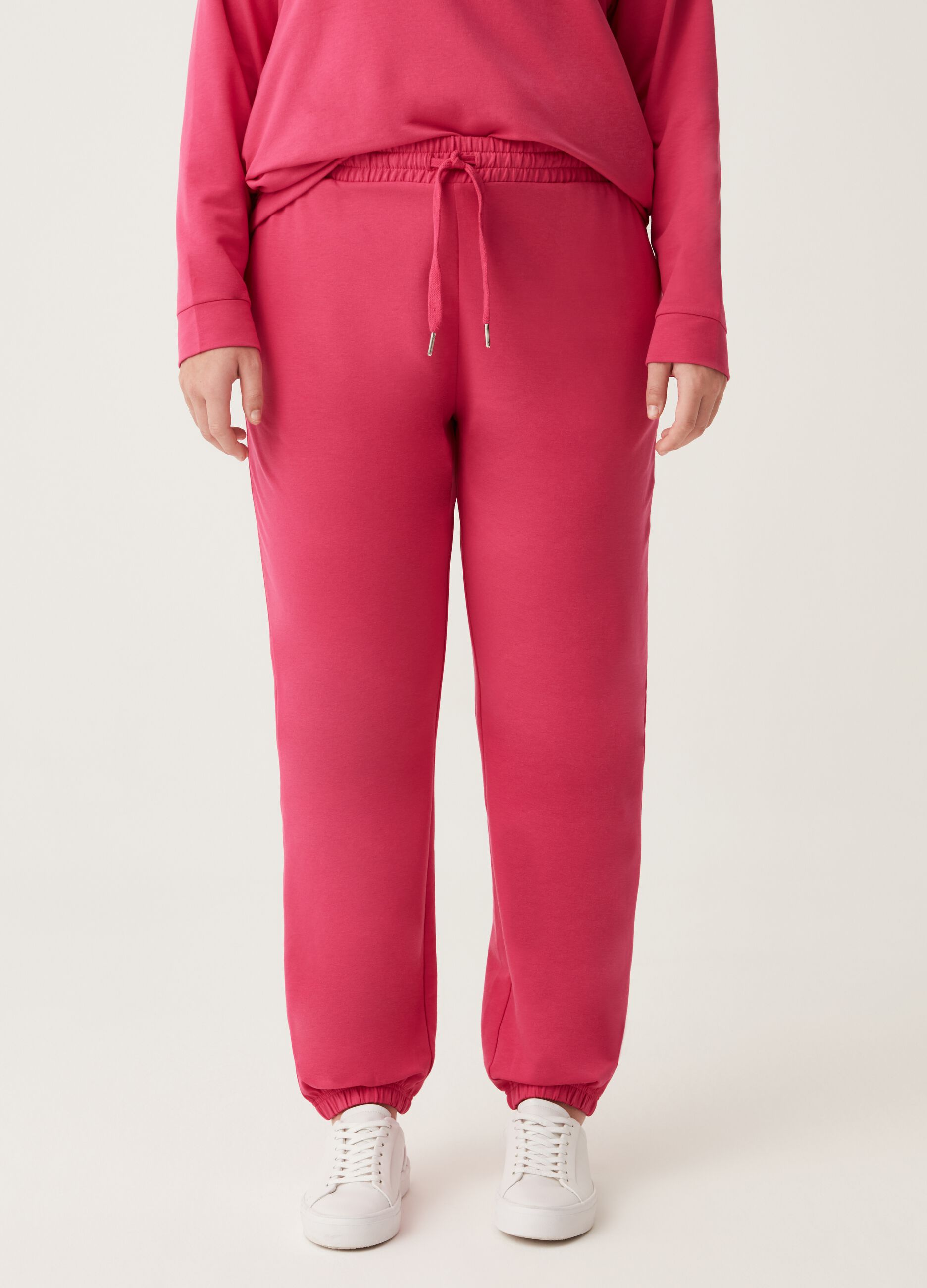 Joggers in felpa con coulisse Curvy MYA_1