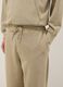 Oversize fit beige cotton blend trousers_3