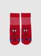 Children's Red Anti-Slip Cotton Blend Socks_0