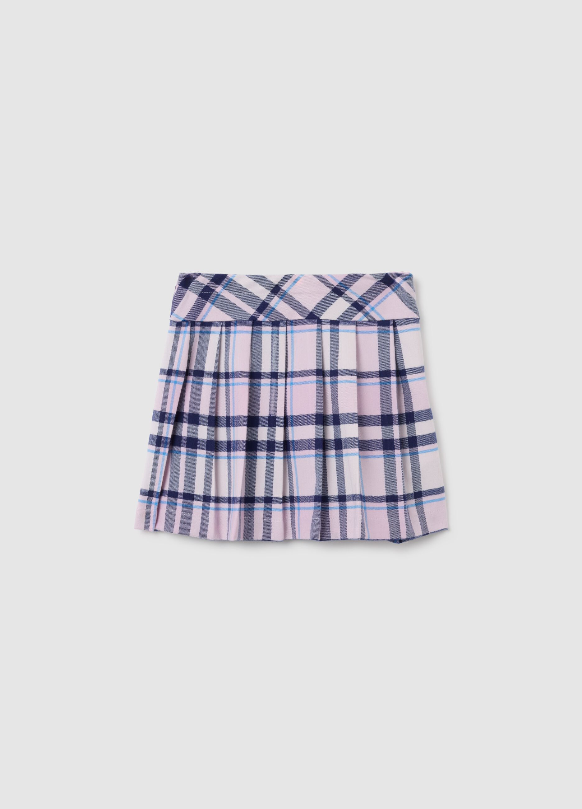 Gonna a quadri multicolor da bambina