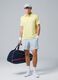 Yellow ALTAVIA COURT stretch performance polo_1