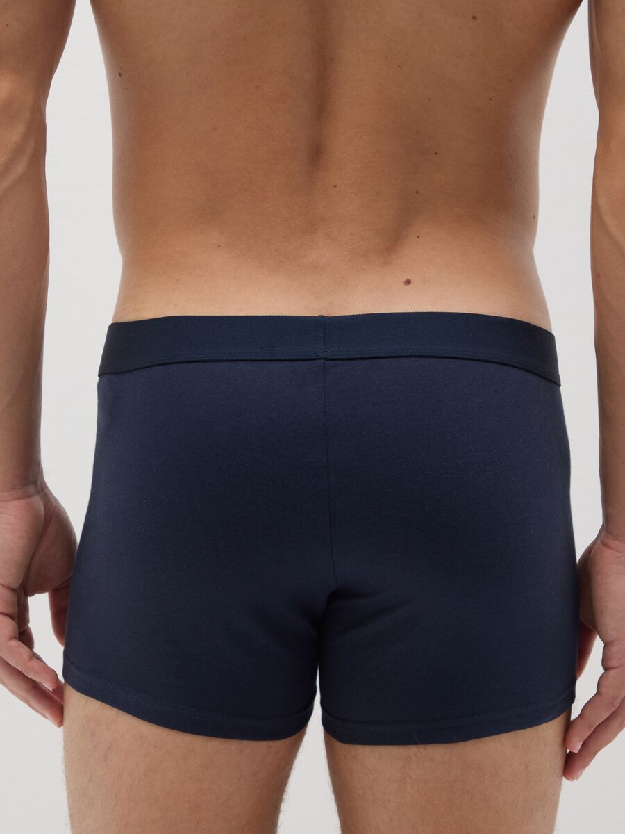 Regular fit blue pure cotton boxer set_2