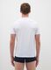Pack of three men's white cotton regular fit t-shirts_3