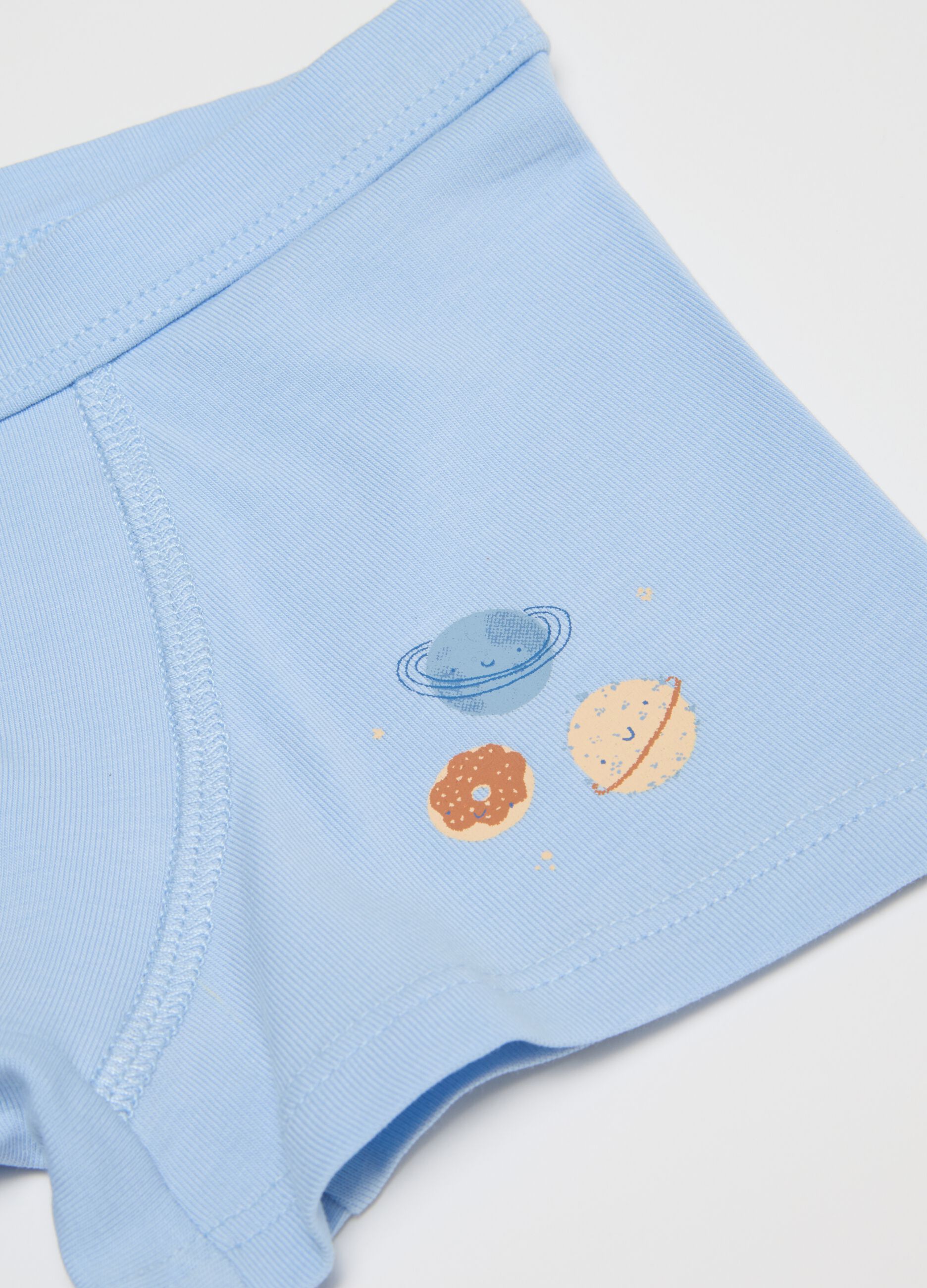Children's Cotton Multicolour Boxer Tripack Set