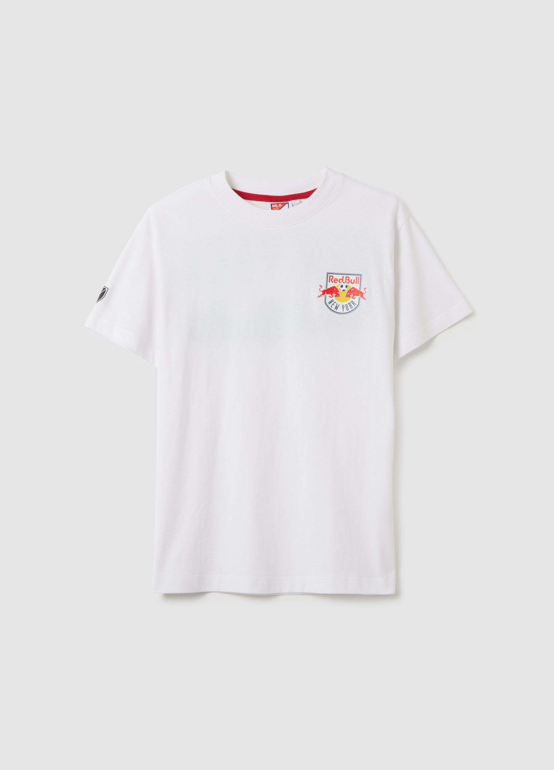 White women's pure cotton T-shirt regular fit with print