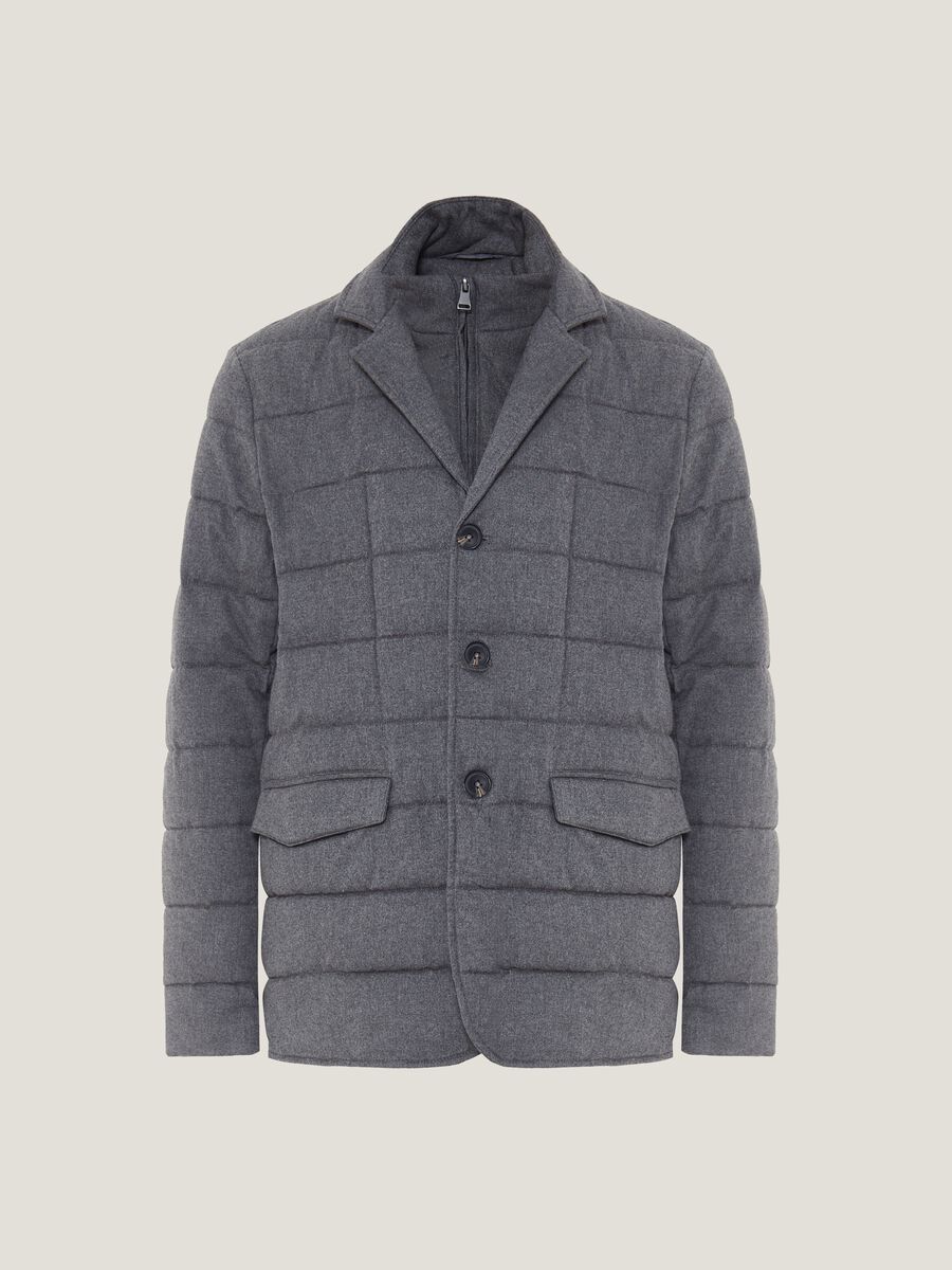 Giacca corta trapuntata con gilet full-zip_3