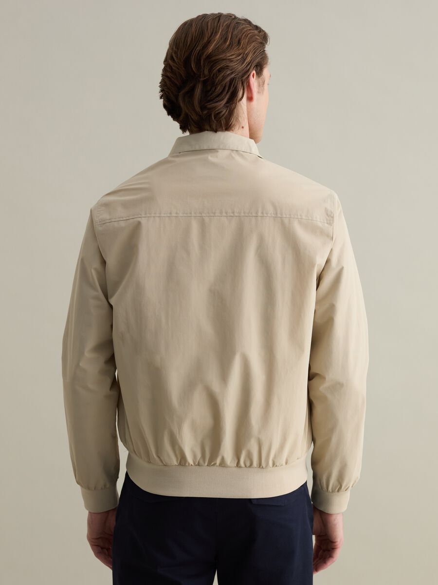Full-zip bomber jacket with high neck_2