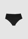 Black high-waisted stretch bikini bottoms with shaping effect_4