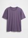 Purple short-sleeve cotton T-shirt_4