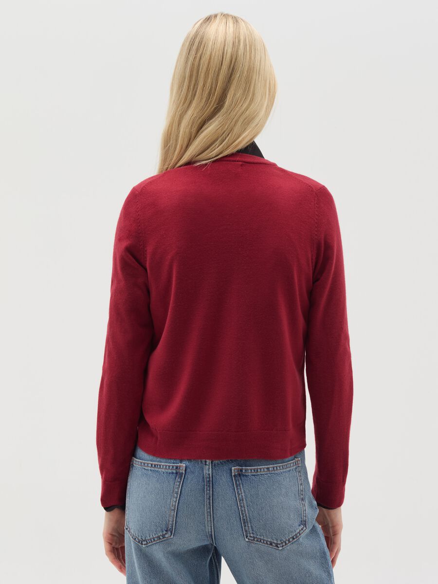 Cardigan con scollo rotondo_2
