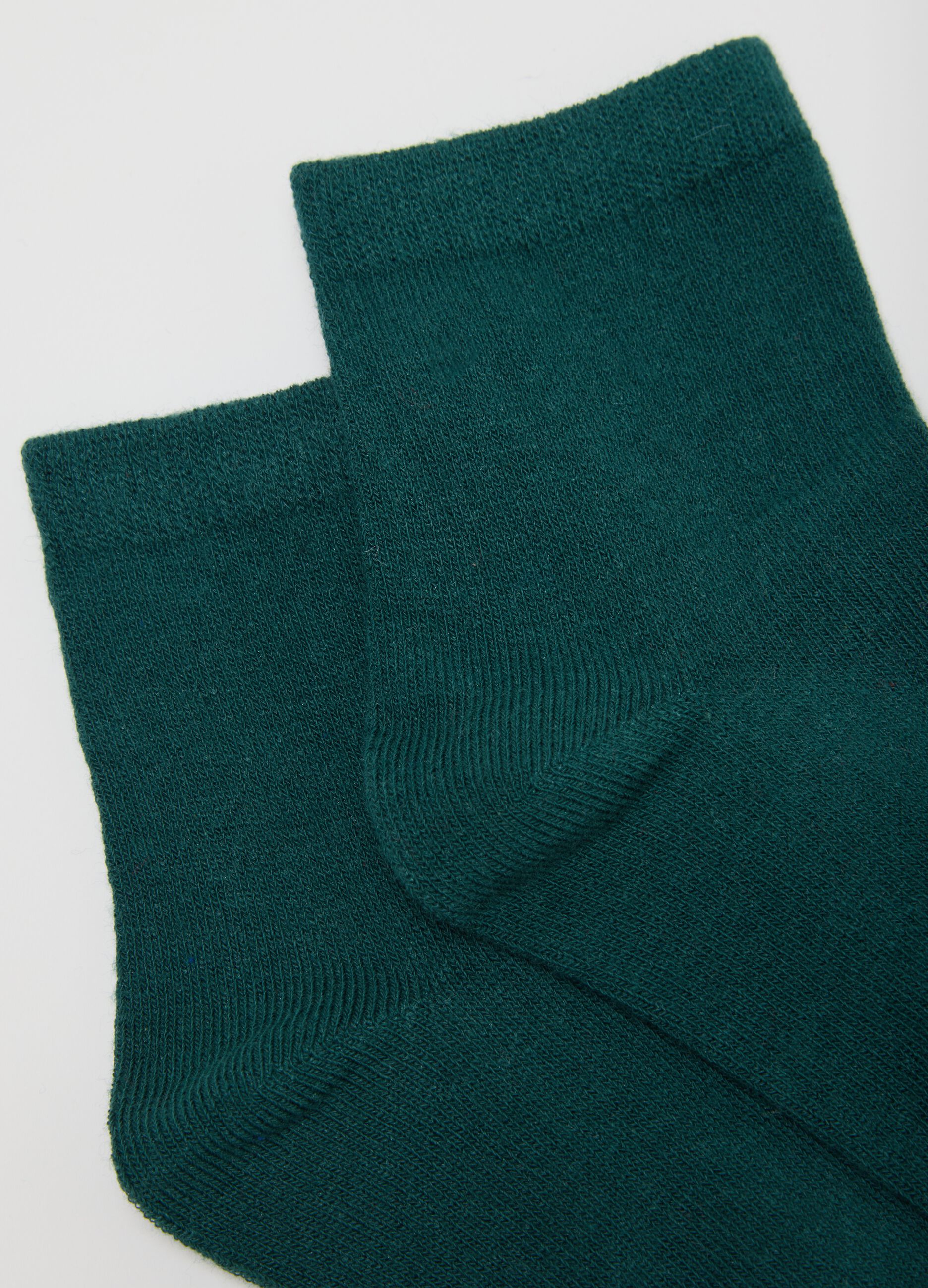 Children's multicolour cotton blend short socks multipack