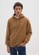Brown pure cotton sweatshirt regular fit_1