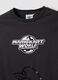 Black pure cotton T-shirt with Mario Kart print_1
