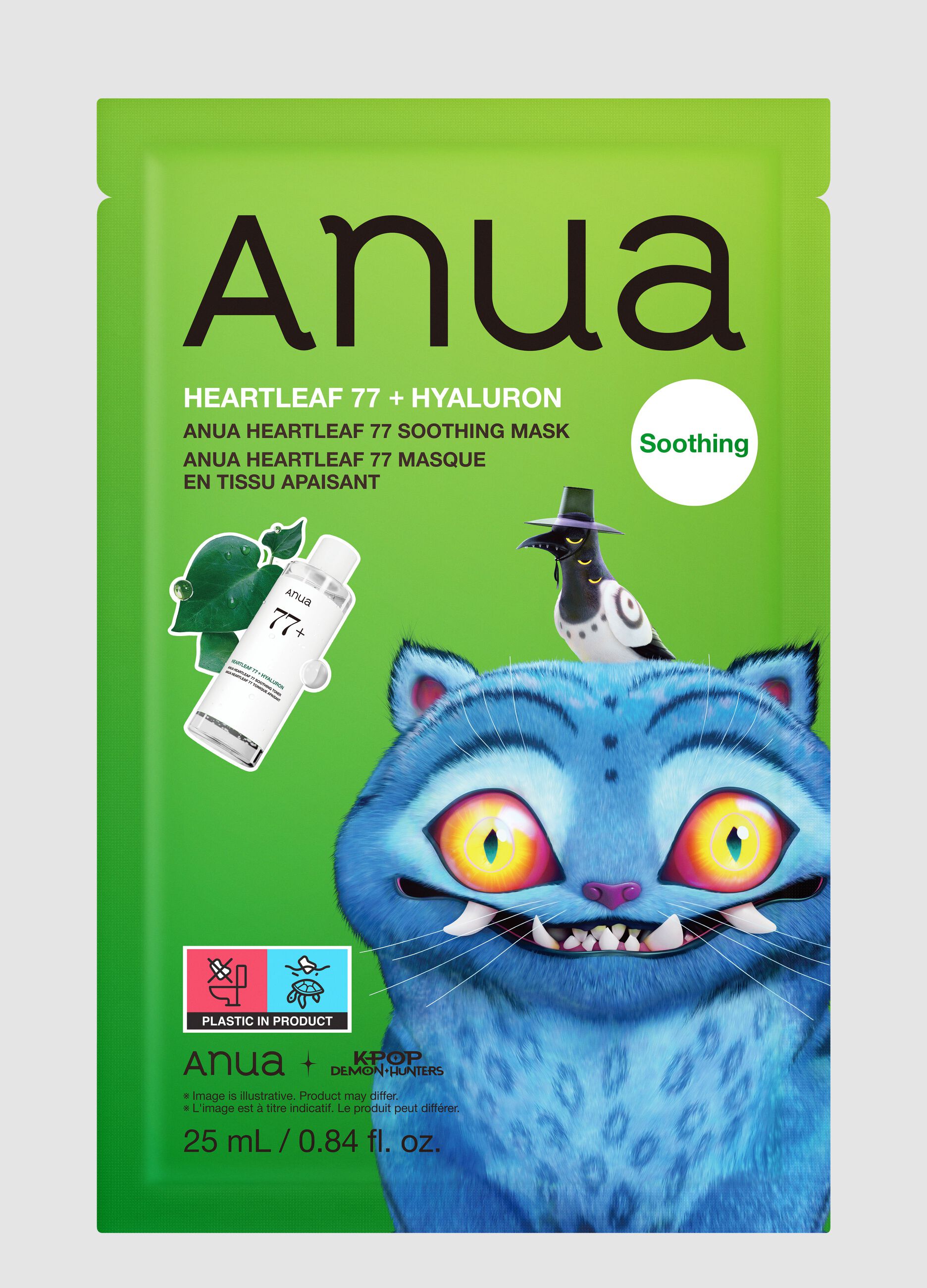 Heartleaf 77 Soothing Mask 25 ml | Anua K-Pop Demon Hunters