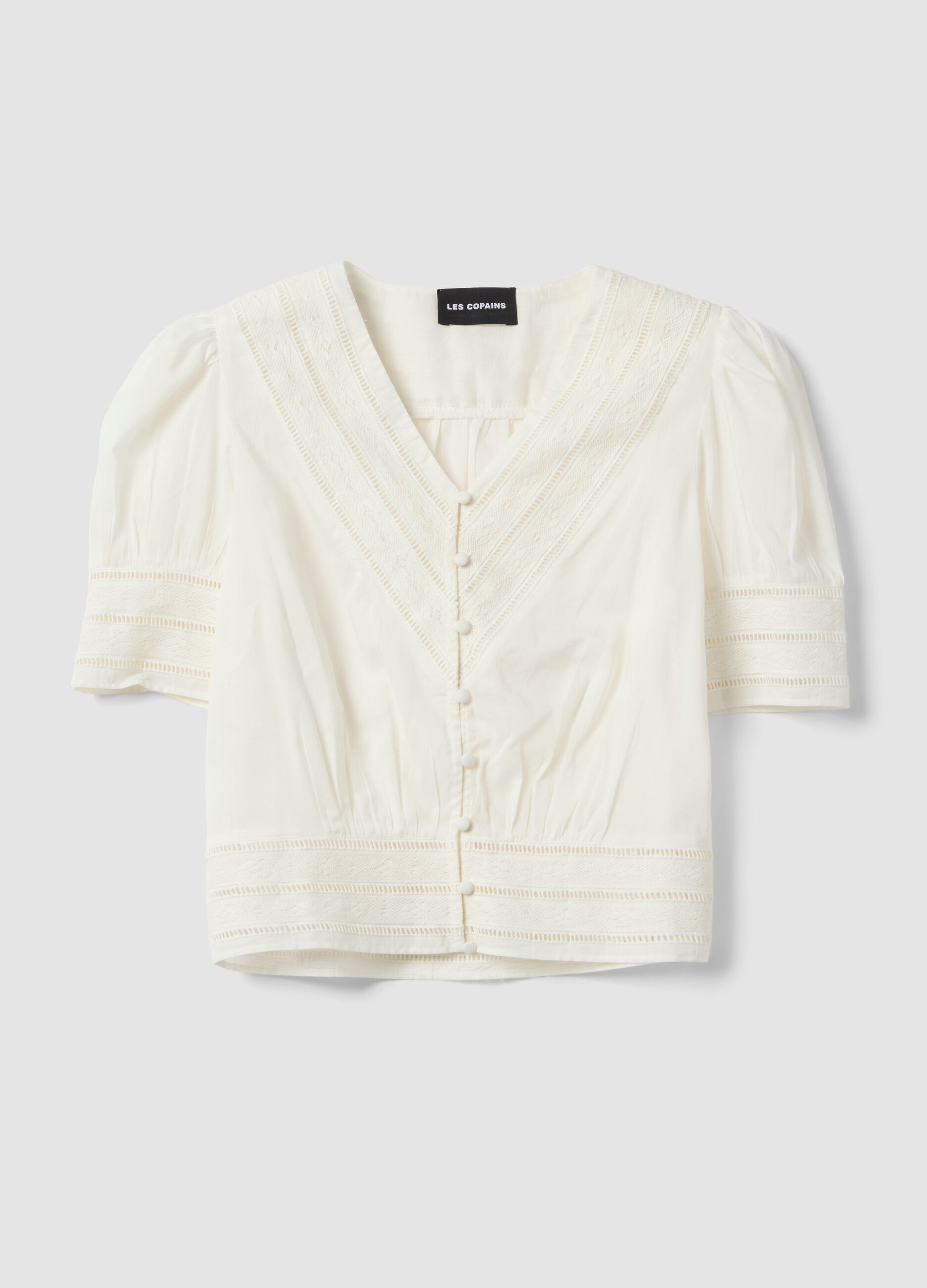 Camicia bianca in puro cotone