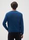 Blue viscose blend sweater regular fit_2
