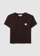 Brown Short-Sleeve Cotton T-Shirt_4