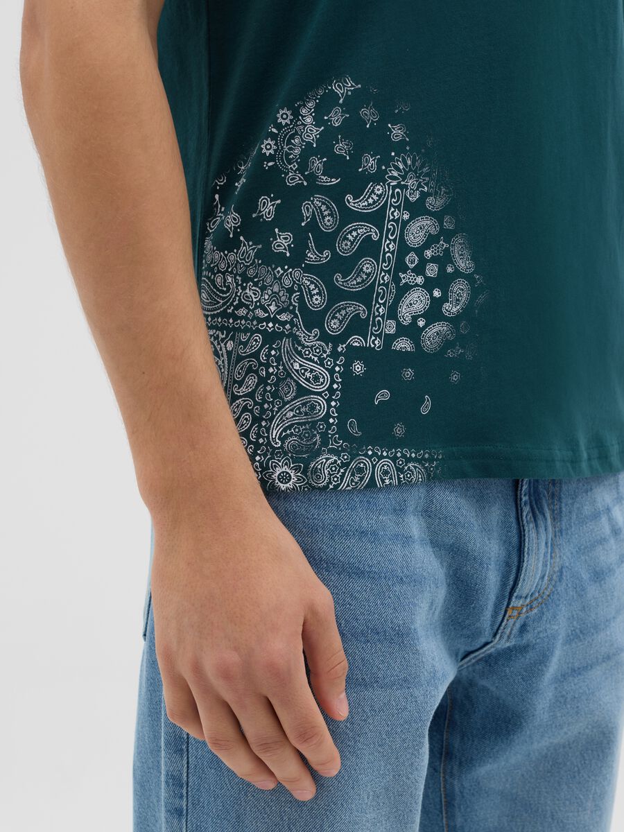 Cotton T-shirt with round neck_2