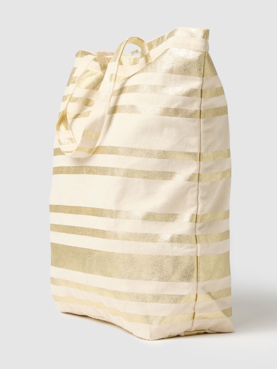 Women's multicolour pure cotton shopper bag_1