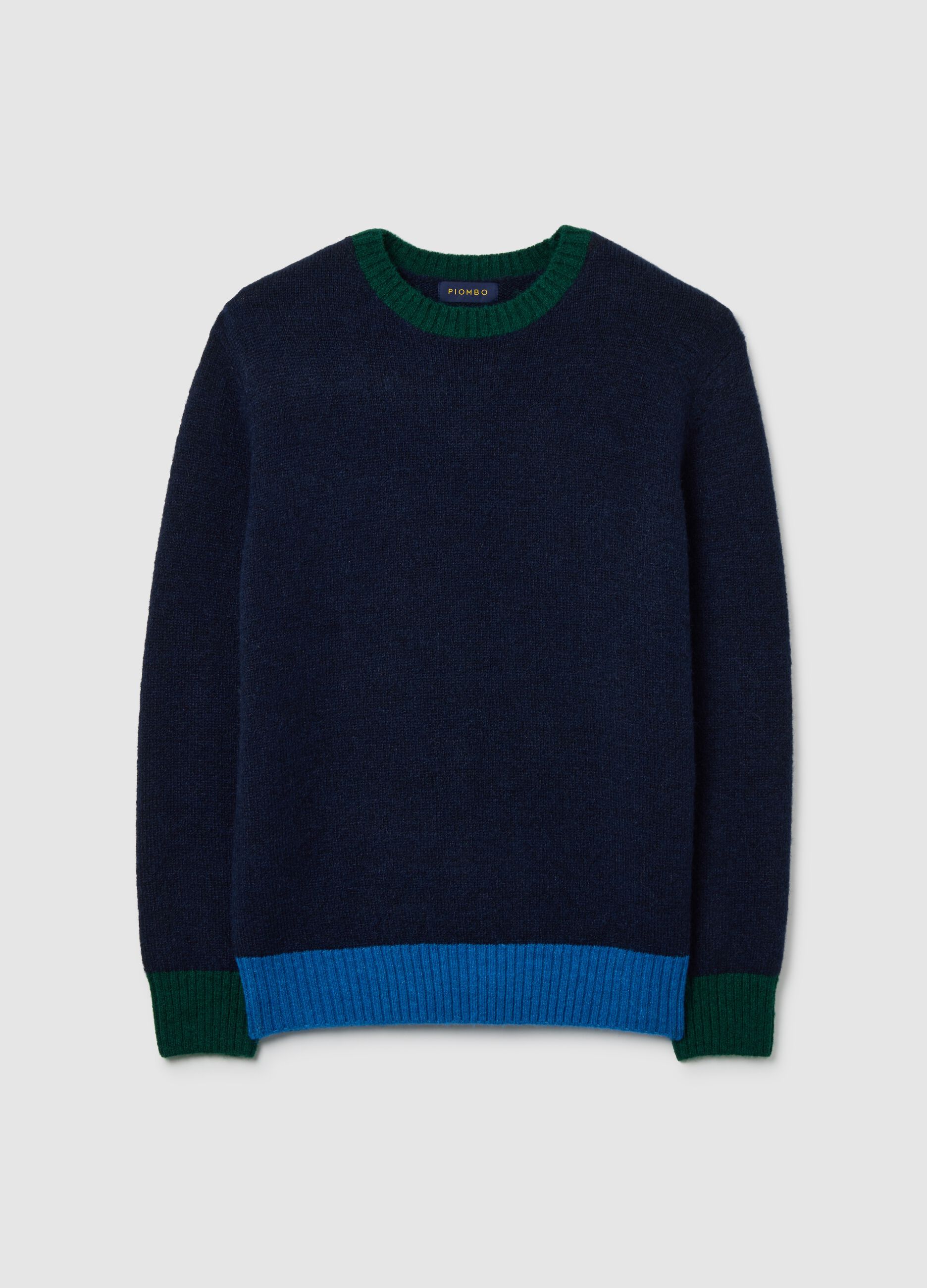 Blue regular fit jumper