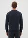 Black cotton blend sweatshirt regular fit_3