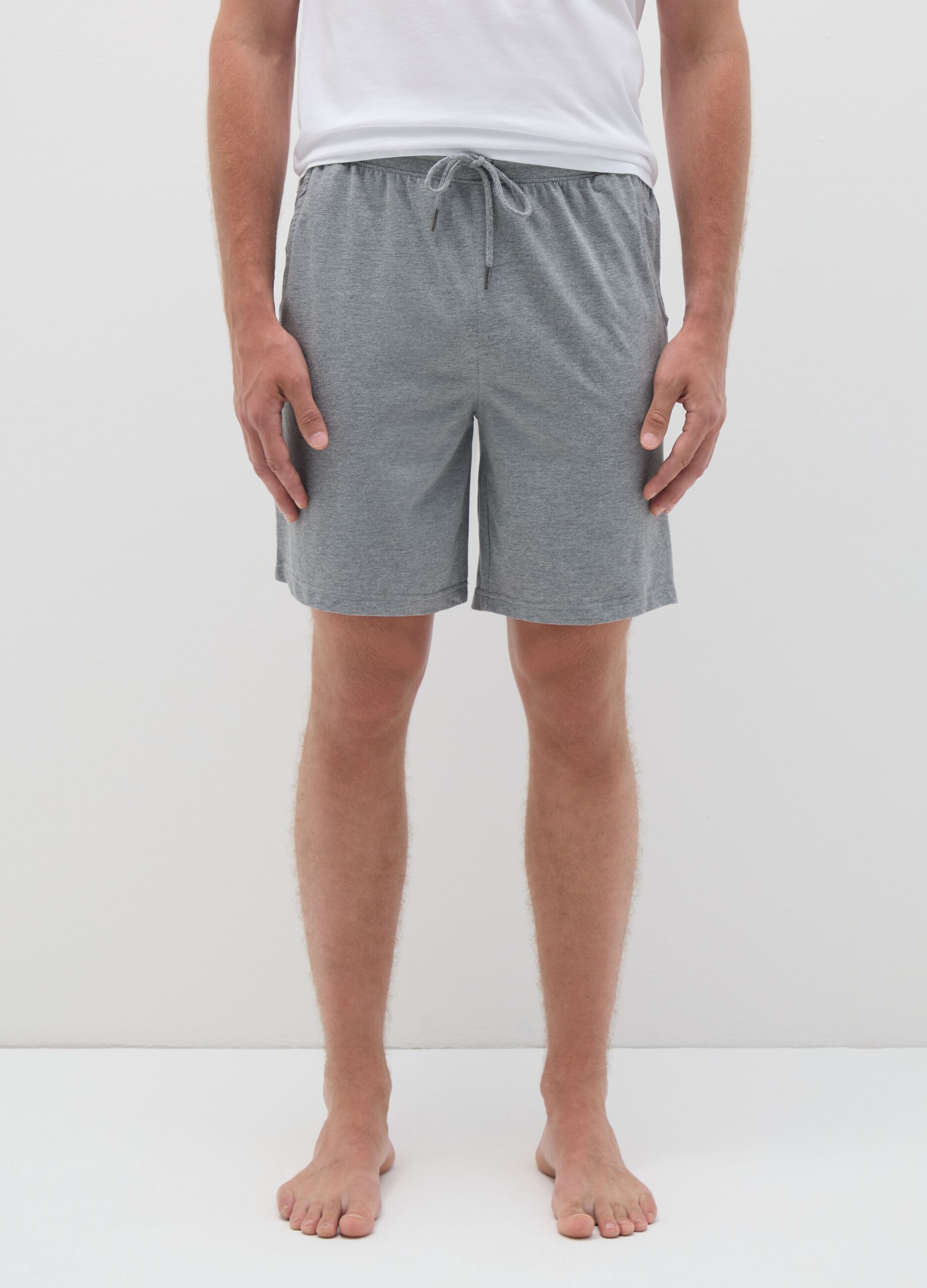 Grey pure cotton pyjamas regular fit
