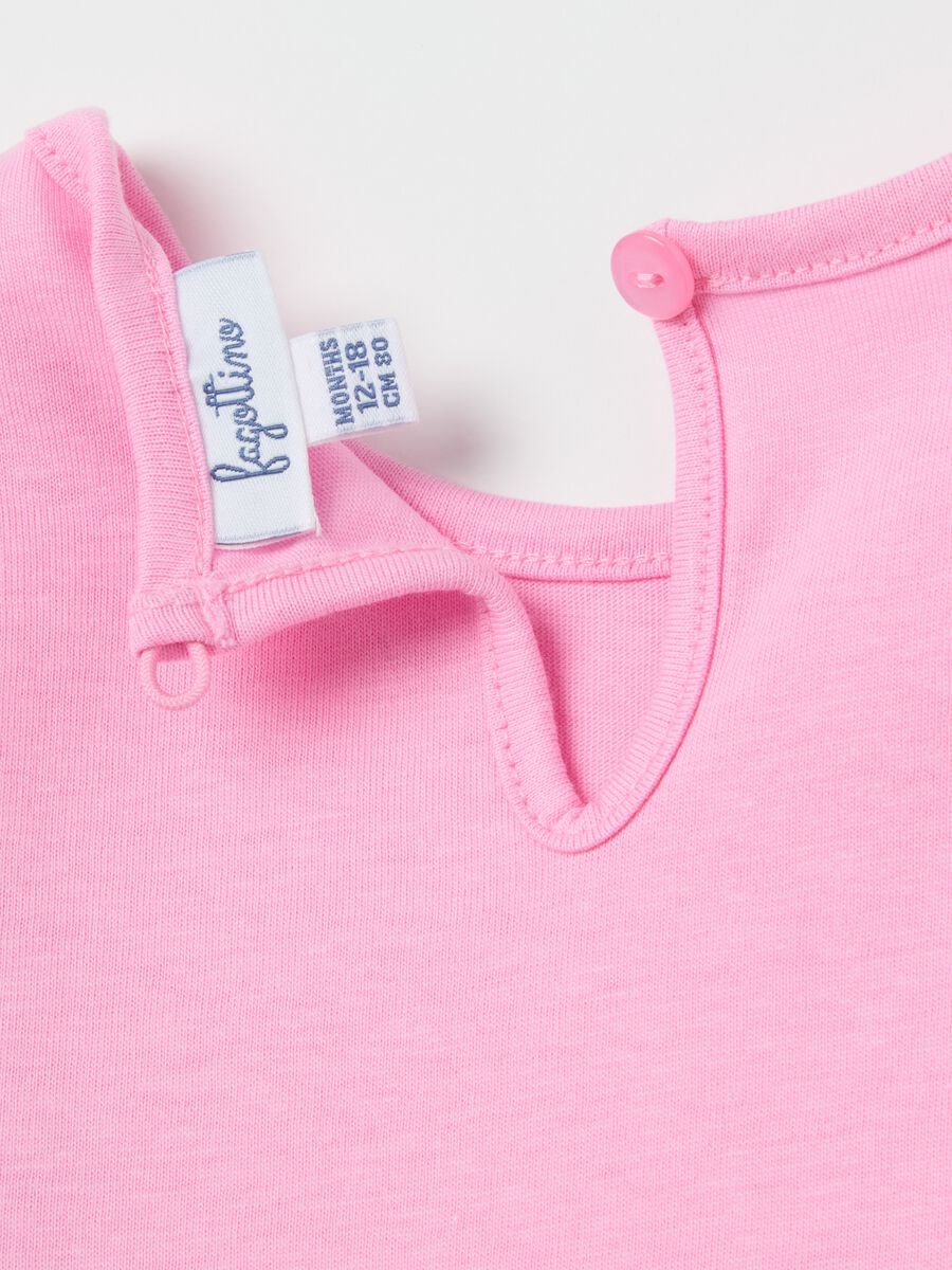 T-shirt in cotone con stampa _3