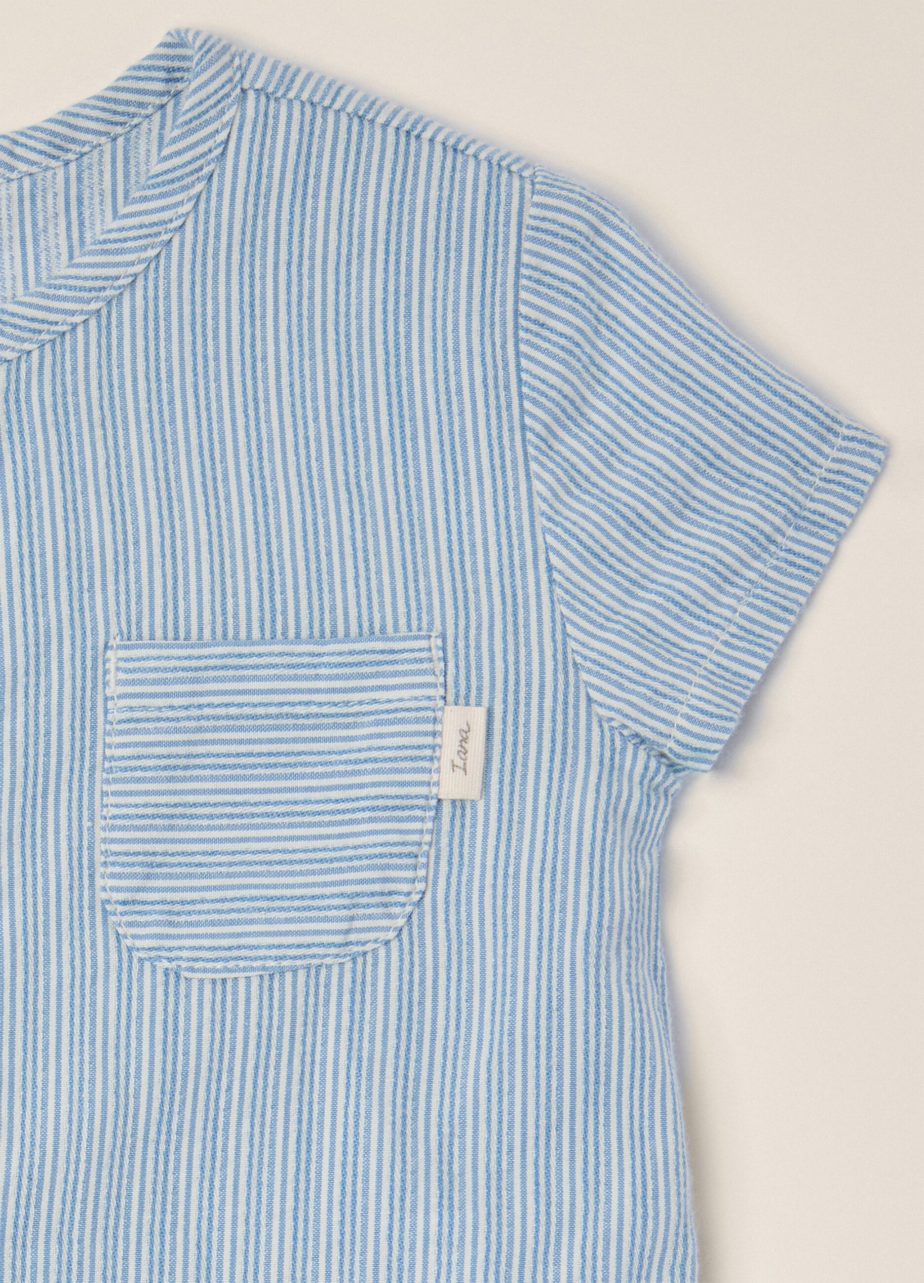 IANA Baby Set in Pure Seersucker Cotton