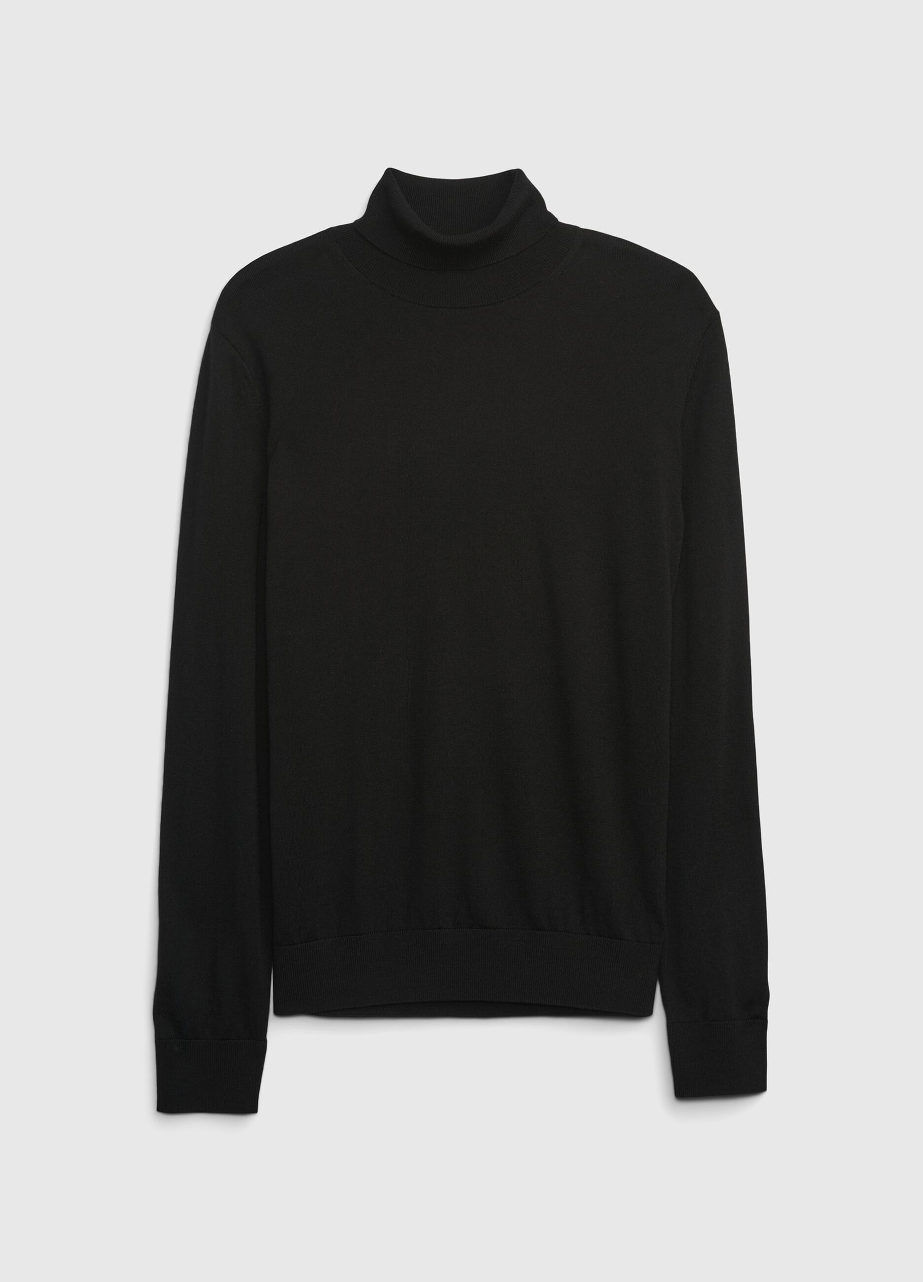 Turtle-neck Merino wool pullover