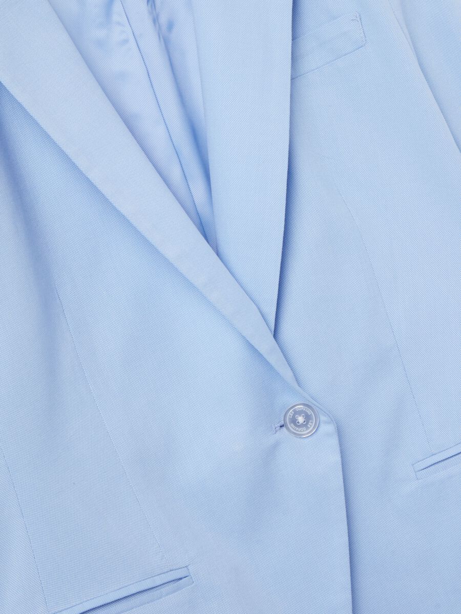 Regular-fit blazer in cotton and Lyocell_5